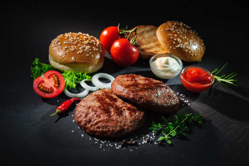 ipari hamburgerpogácsa prés